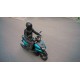 YAMAHA RAYZR 125 MATT CYAN