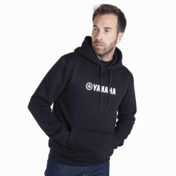 FELPA YAMAHA CON CAPPUCCIO PADDOCK BLUE ESSENTIAL UNISEX